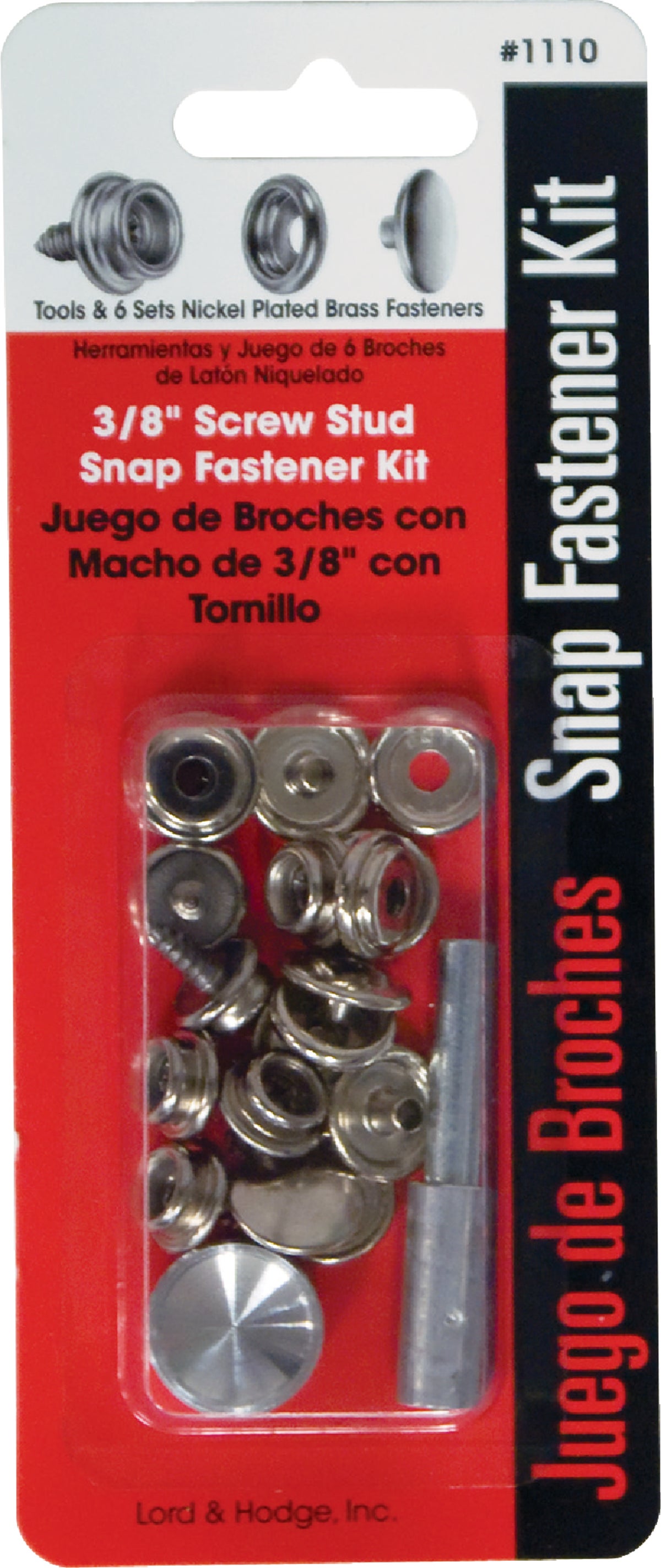 Lord & Hodge 1100A Snap Fastener Refills