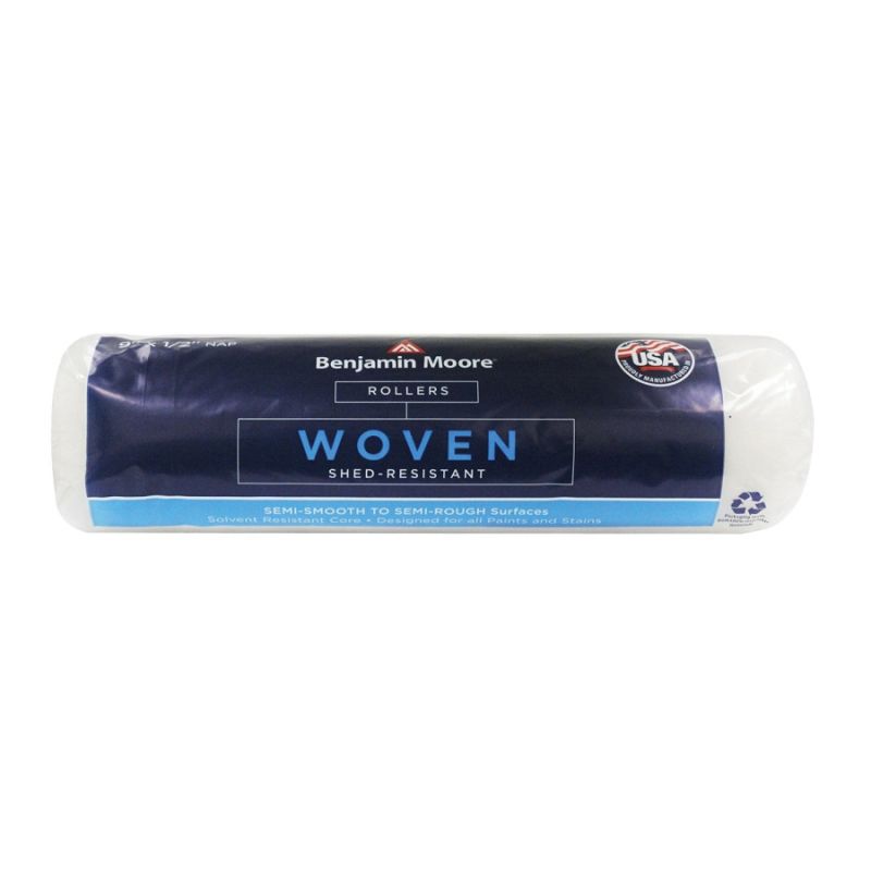 Benjamin Moore U65697-018 Woven Roller Cover, 1/2 in Thick Nap, 9 in L
