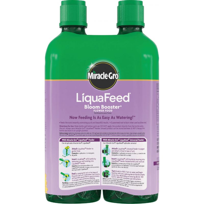 Miracle-Gro LiquaFeed Bloom Booster Liquid Plant Food Refill 16 Oz.