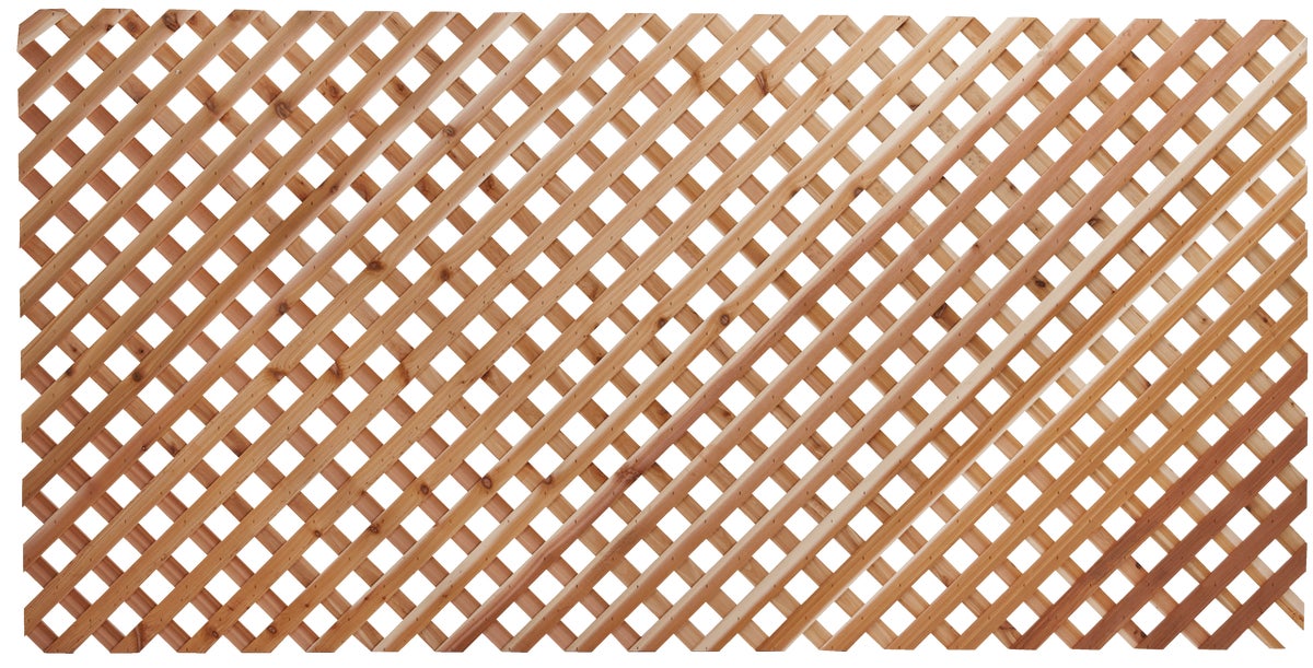tall rectangular cedar lattice privacy panels for sale