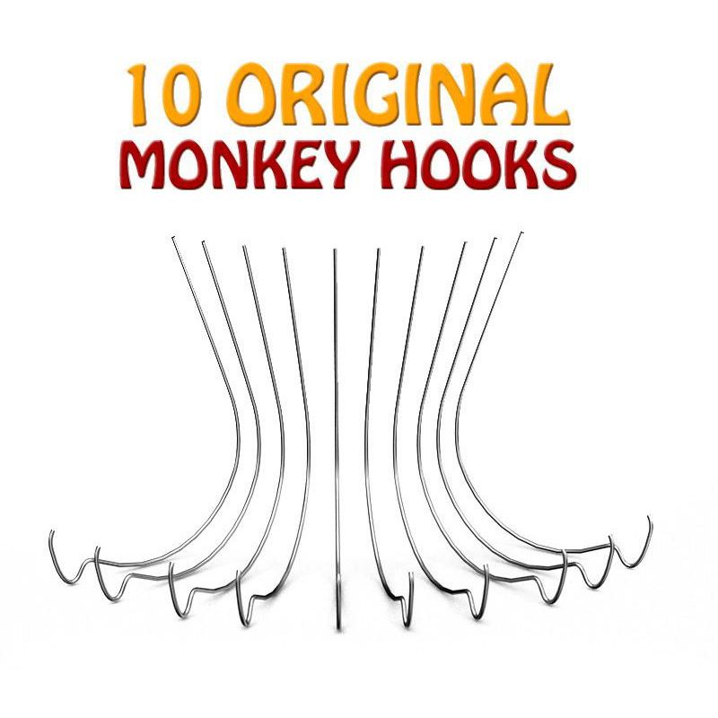 Monkey Hook TMH-314 Heavy-Duty Picture Hanger Set, Carbon Steel, Silver, Galvanized, 30-Piece Silver