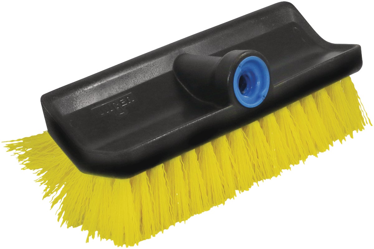 Lodge SCRBRSH 10 Scrub Brush - Rubber Wood Handle, Stiff Nylon Bristles