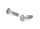 Reliable CBHDG516412CT Carriage Bolt, 5/16-18 Thread, 4-1/2 in OAL, A Grade, Galvanized Steel, Coarse, Full Thread