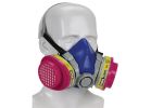 Safety Works SWX00320 Multi-Purpose Half Mask Respirator, M Mask, 99.97 % Filter Efficiency, Blue Blue