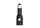 Dorcy 41-1240 Rechargeable Flashlight, Lithium Battery, 100 Lumens Lumens, 110 m Beam Distance, 2 hr Run Time, Black Black
