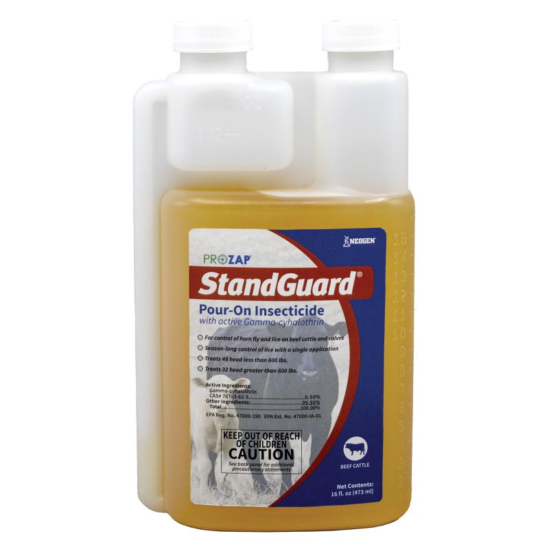 Prozap StandGuard 1907850 Insecticide, Liquid, Yellow, Mild, 473 mL Bottle Yellow
