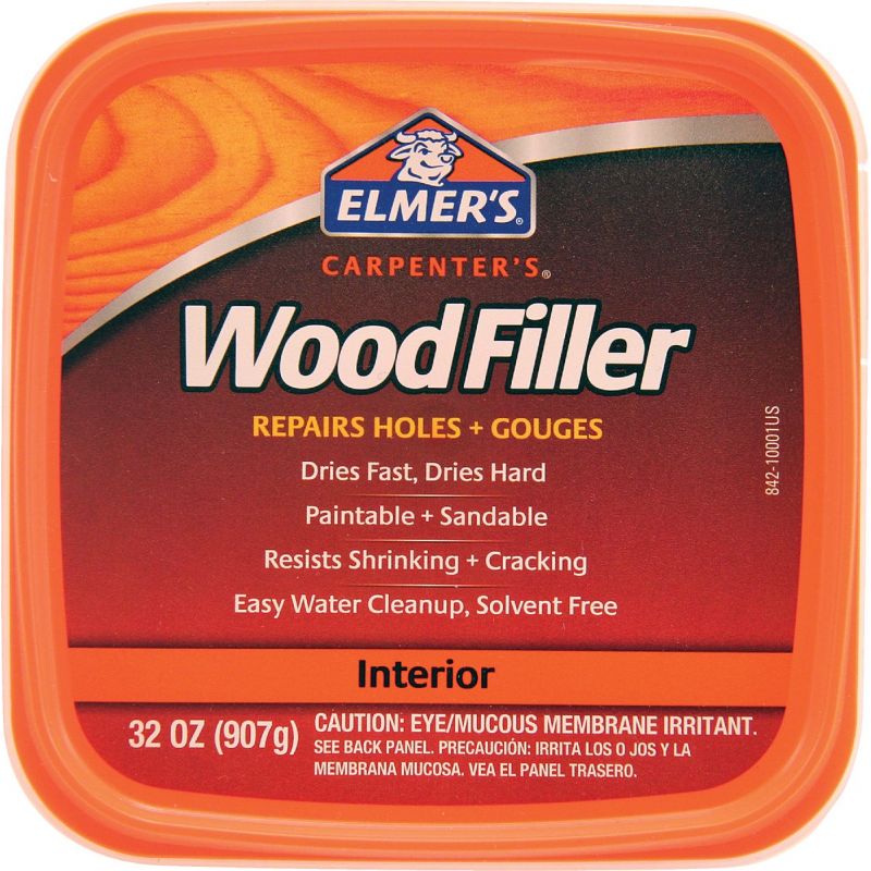 Elmer&#039;s Carpenter&#039;s Interior Wood Filler 32 Oz., Light Tan