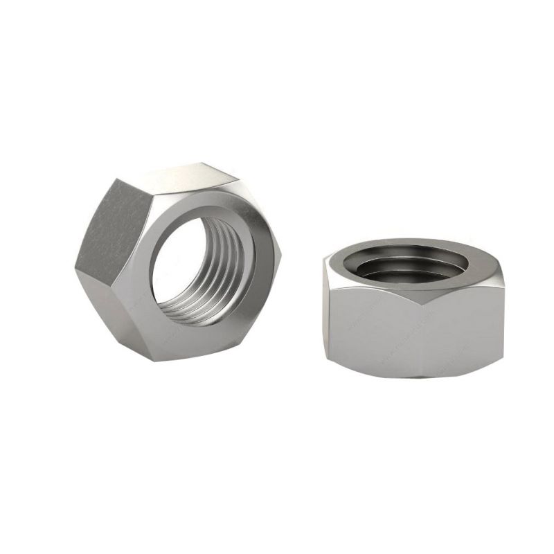 Reliable HMNS1024MR Hex Nut, UNC-UNF Thread, 10-24 Thread, Stainless Steel, 18-8 Grade