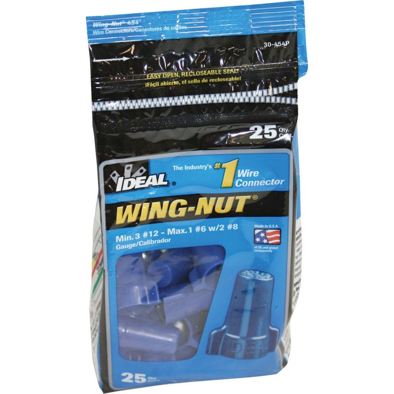 Ideal Wing-Nut Wire Connector Large, Blue