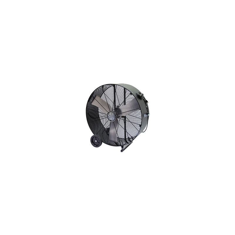 TPI PBX PBX-36-D Direct Drive Portable Blower, 5.5 A, 120 V, 2-Speed, 950 to 1040 rpm Speed, 5400 to 6500 cfm Air Black