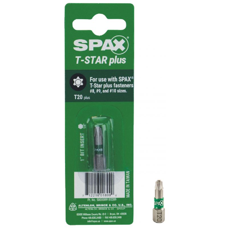 Spax Steel T-Star Plus Screwdriver Bit