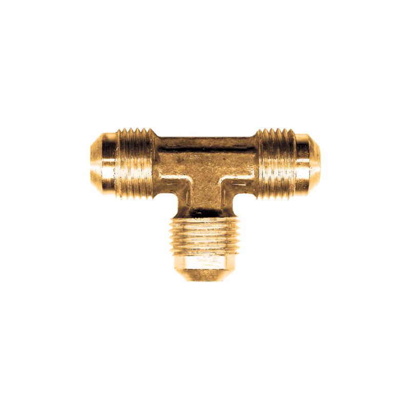 Fairview 44-10P Union Pipe Tee, 5/8 in, Flare, Brass, 650 psi Pressure