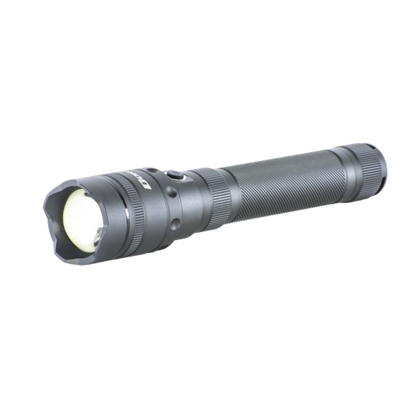 Dorcy Pro Series 41-2611 Flashlight and Power Bank, 5000 mAh, Lithium-Ion, Rechargeable Battery, LED Lamp, 5 hr Run Time Black