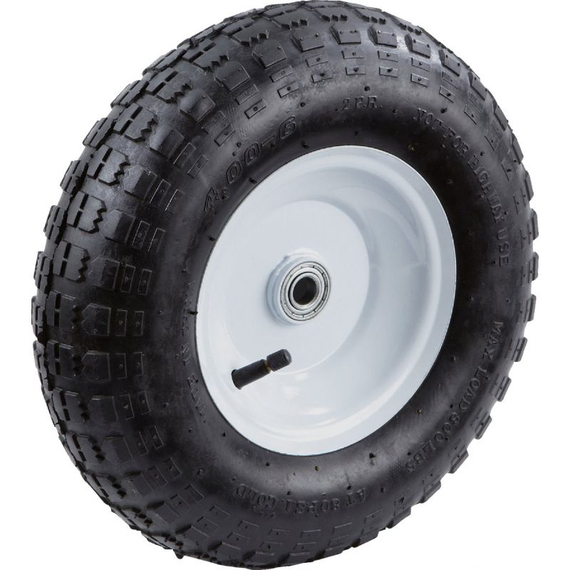 4.80/4.00-8 Air Tire (Pneumatic) Wheel Assembly with Ball Bearings