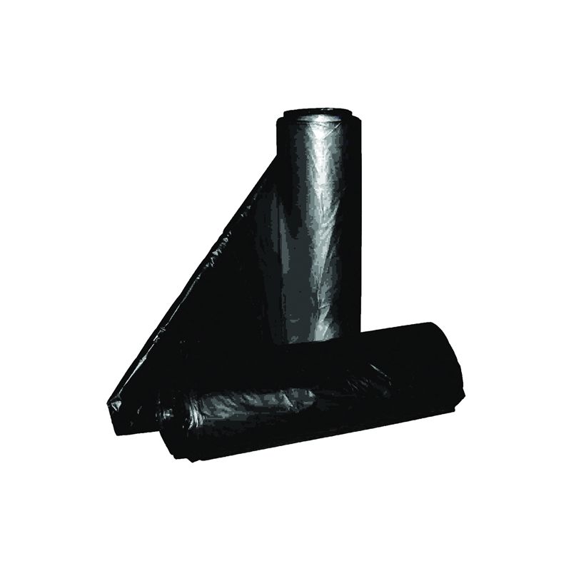 ALUF Plastics PG6 Series PG6-5851 Can Liner, 50 to 55 gal, Repro Blend, Black 50 To 55 Gal, Black