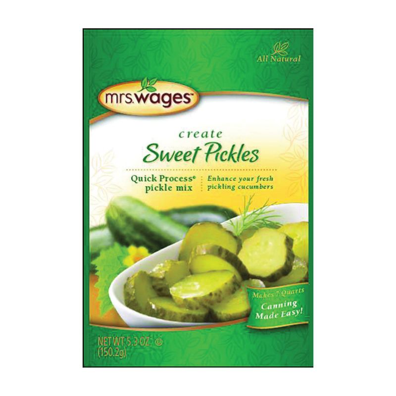 Mrs. Wages W624-J7425 Sweet Pickle Mix, 5.3 oz Pouch (Pack of 12)