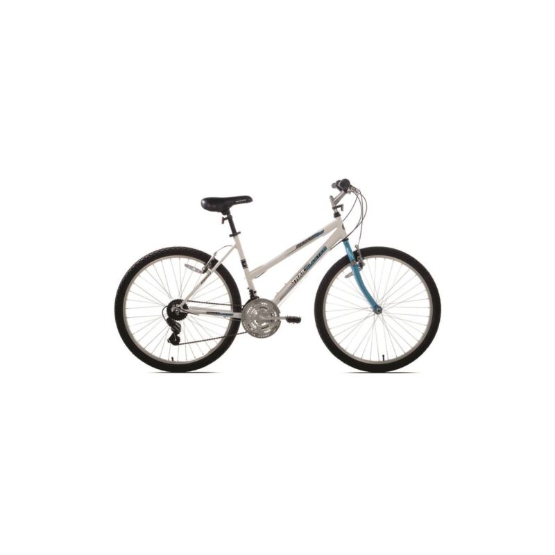 Kent 52677 Bicycle, Women&#039;s, Steel Frame, 26 in Dia Wheel, Terrain Teal/White Terrain Teal/White