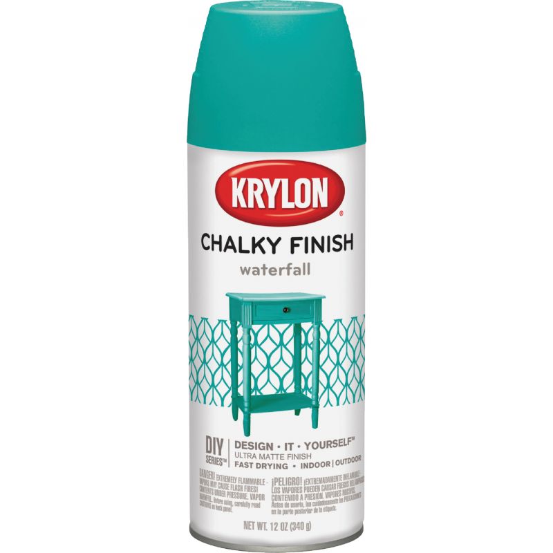 Krylon Chalky Finish Chalk Spray Paint Waterfall, 12 Oz.
