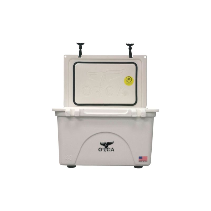 Orca ORCW040 Cooler, 40 qt Cooler, White, Up to 10 days Ice Retention White