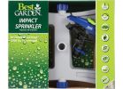 Best Garden Poly Sled Impulse Sprinkler Blue &amp; Gray