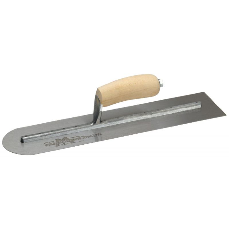 Marshalltown High Carbon Steel Rounded Finishing Trowel