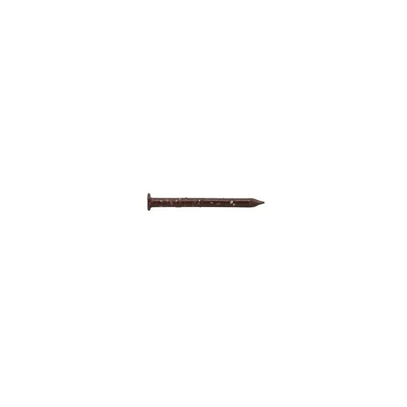 ProFIT 0252078 Trim Nail, 1-1/4 in L, 304 Stainless Steel, Flat Head, Smooth Shank, Brown, 1 lb Brown