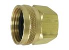 Landscapers Select PMB-055-3LC Hose Adapter, 3/4 x 3/4 in, FHT x FIP, Brass, Brass, For: Garden Hose Brass