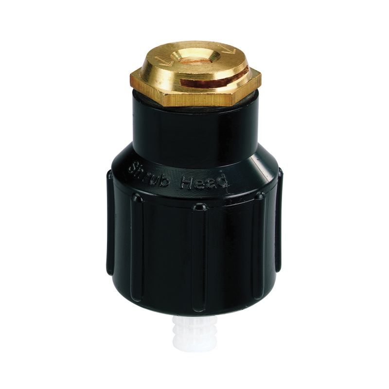 Orbit 54039D Shrub Sprinkler Head with Nozzle, 1/2 in Connection, FNPT, Plastic Black