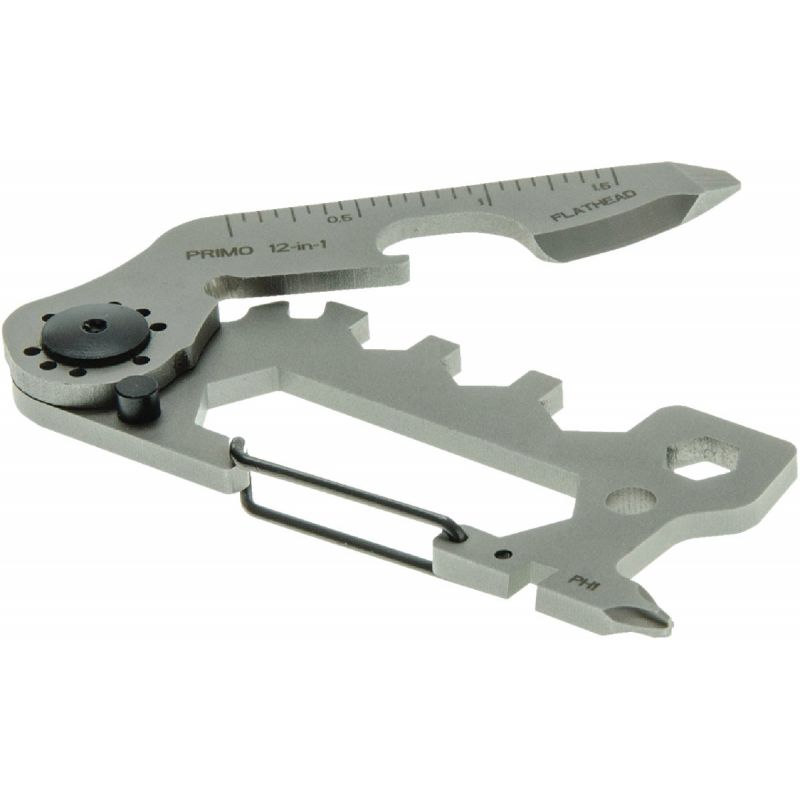 Lucky Line Utilicarry Primo 12-In-1 Multi-Tool Stainless Steel
