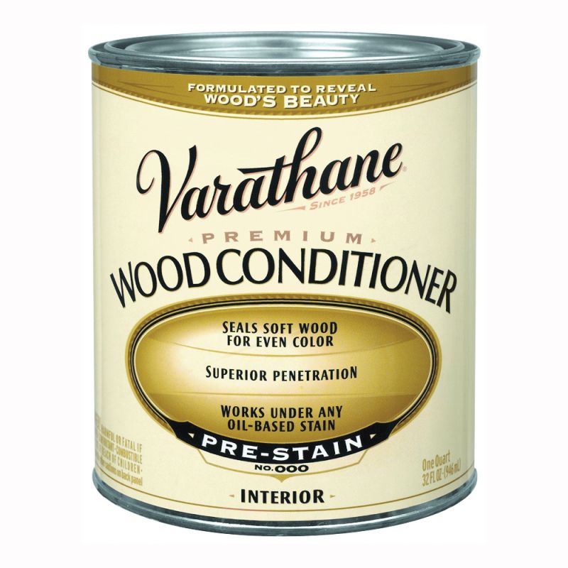 Varathane 211775H Premium Wood Conditioner, Clear, Liquid, 1 qt, Can Clear