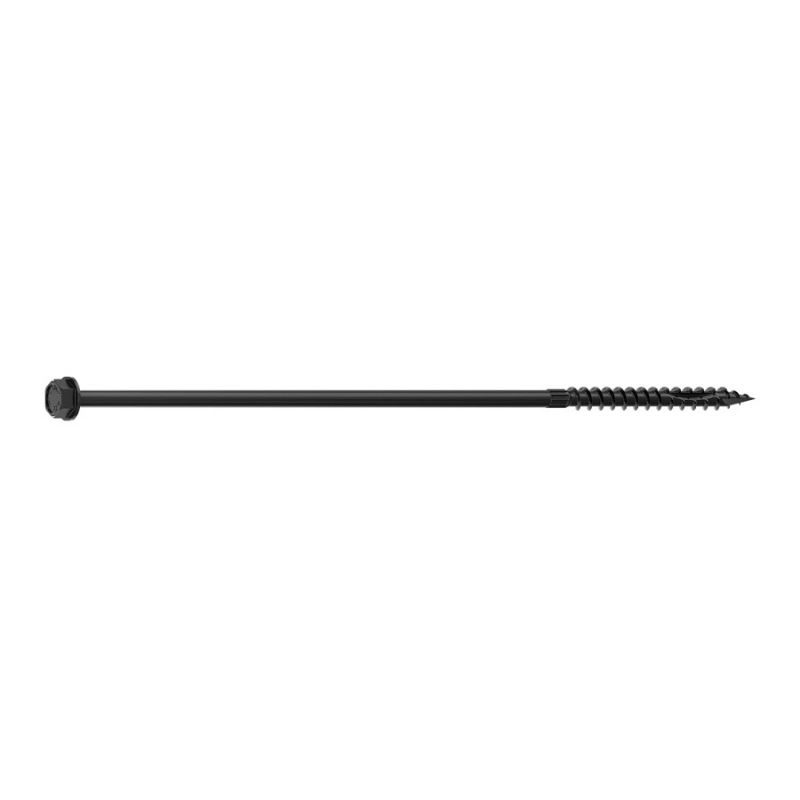 Camo 0365279 Structural Screw, 5/16 in Thread, 10 in L, Hex Head, Hex Drive, Sharp Point, PROTECH Ultra 4 Coated, 250