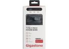 Gigastone 10,000 mAh Type C PD 3.0 Power Bank 10,000 MAh, Black