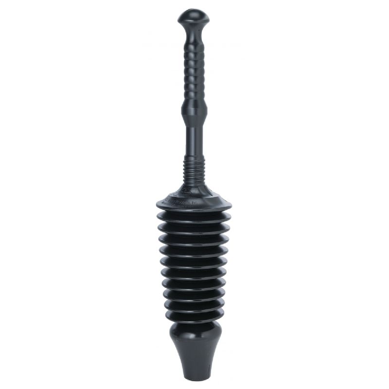 G. T. Water Master Plunger for 1.6 Gallon Toilet 5.2 In. X 25 In., Black