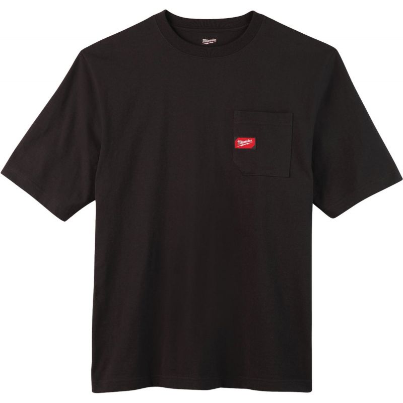 Milwaukee Heavy-Duty Pocket T-Shirt XL, Black