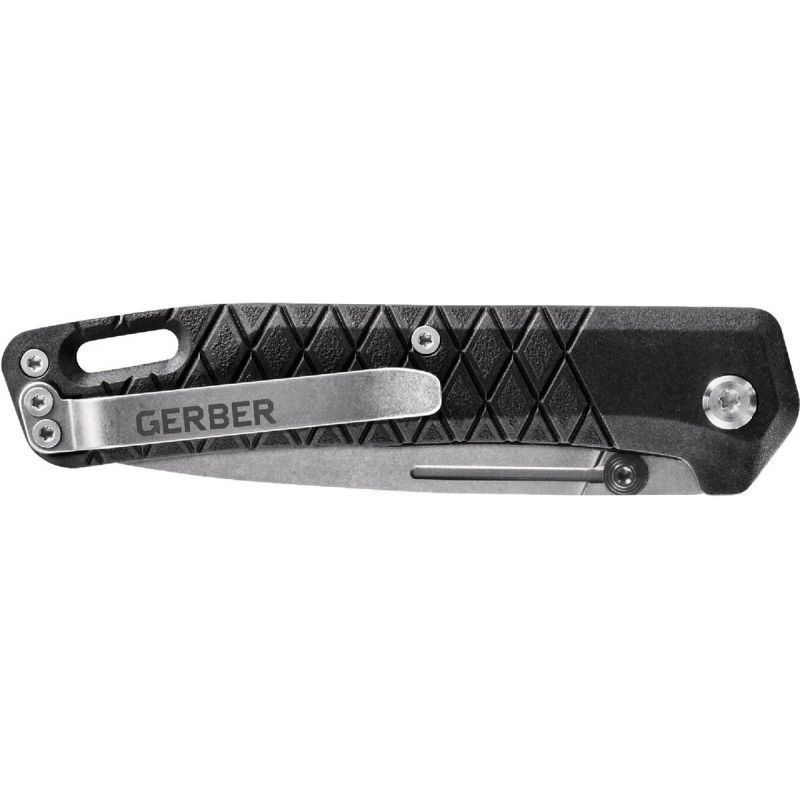 Gerber Zilch Folding Pocket Knife Black, 3.1 In.