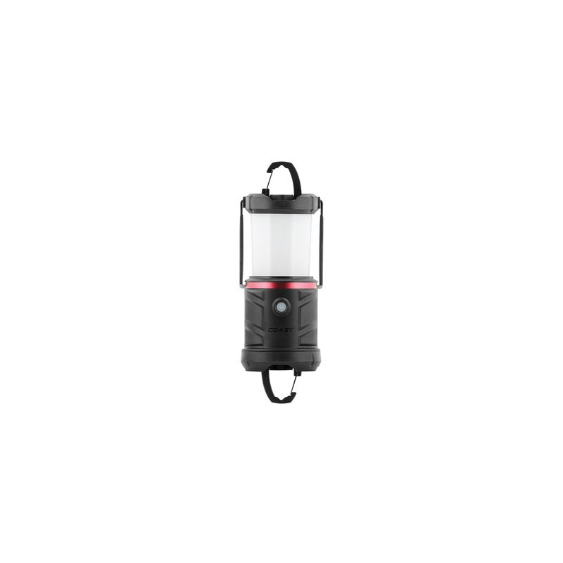 Coast EAL22 Emergency Area Lantern, D Battery, LED Lamp, Fiberglass/Nylon/Polycarbonate, Black Black