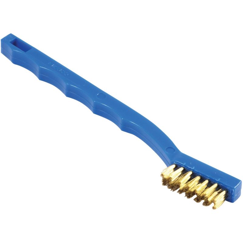 Forney Plastic Handle Brass Wire Brush