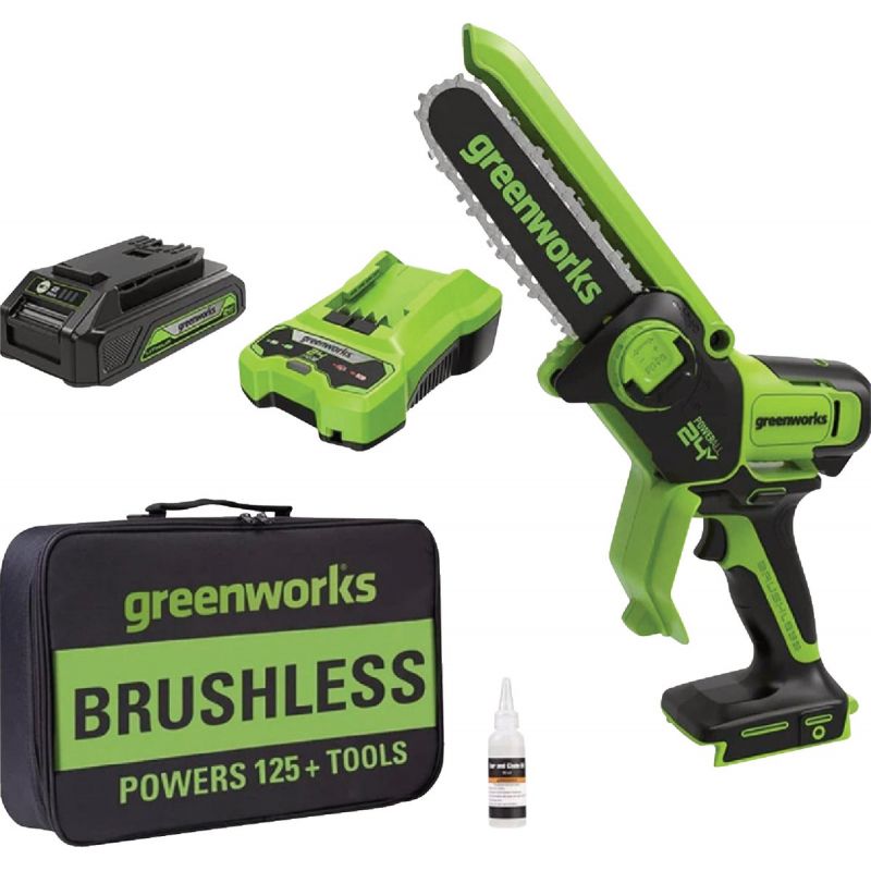 Greenworks Cordless Pruning Saw Kit