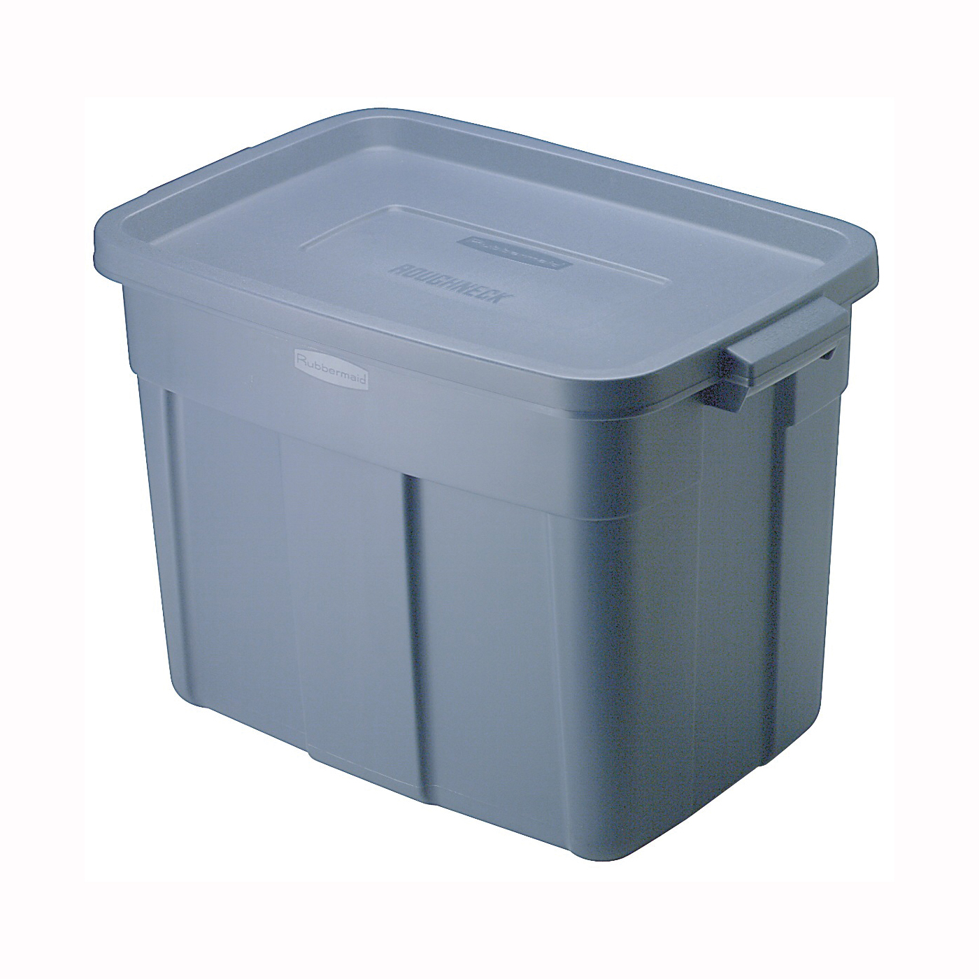 Rubbermaid Roughneck RMRT180000 Storage Box, Polyethylene, Dark Indigo,  23.9 in L, 15.9 in W, 16-1/2 in H 18 Gal, Dark Indigo (Pack of 6)