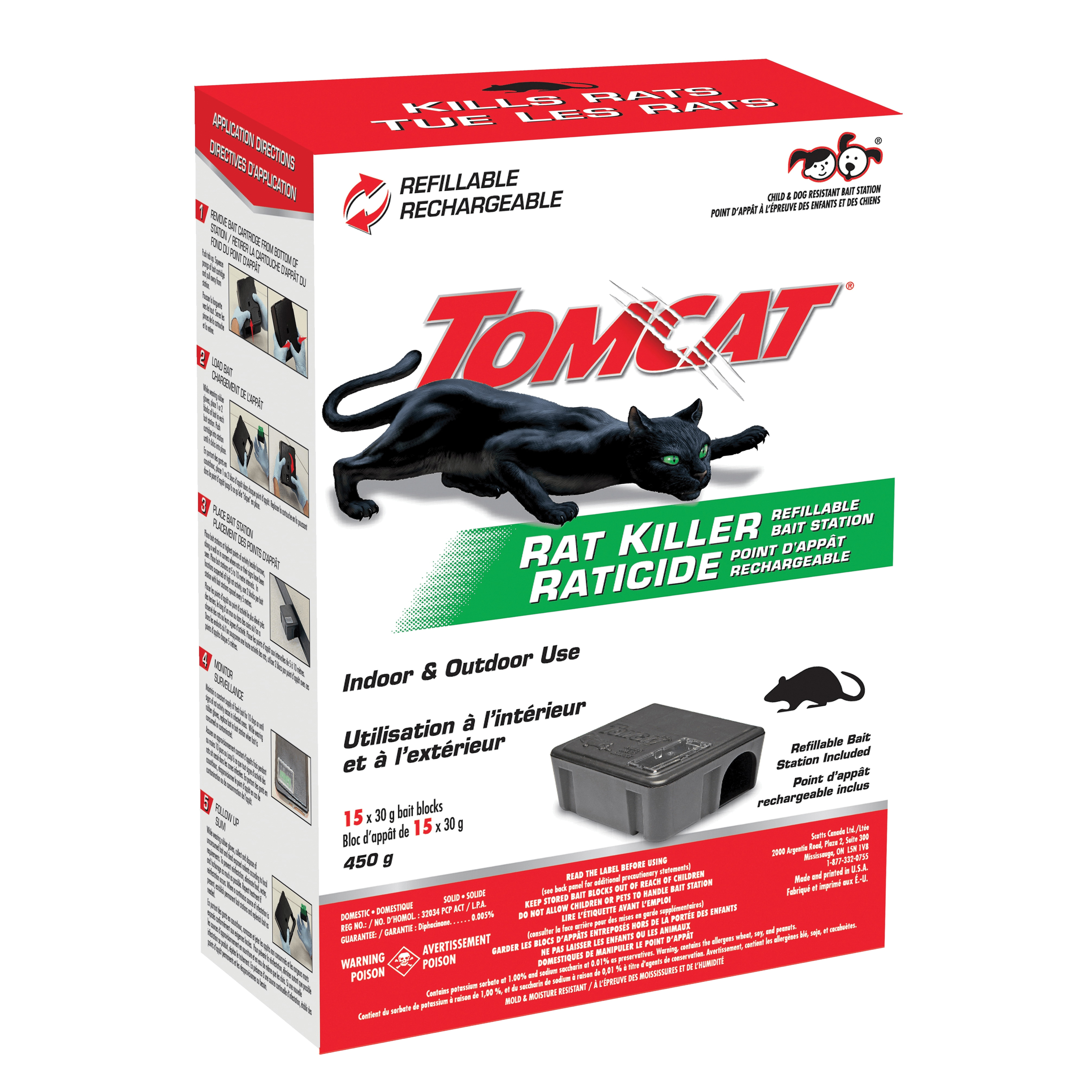 Tomcat Mouse Killer Refillable Station for
