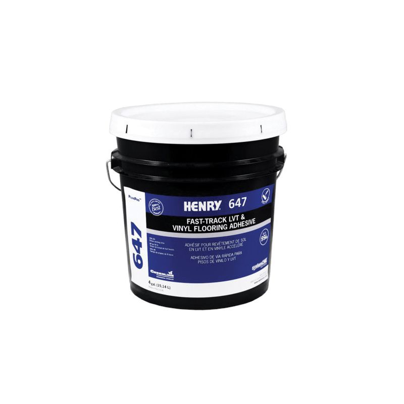 Henry 647 PlumPro 32080 Floor Adhesive, Paste, Mild, Purple, 1 gal Pail Purple (Pack of 4)