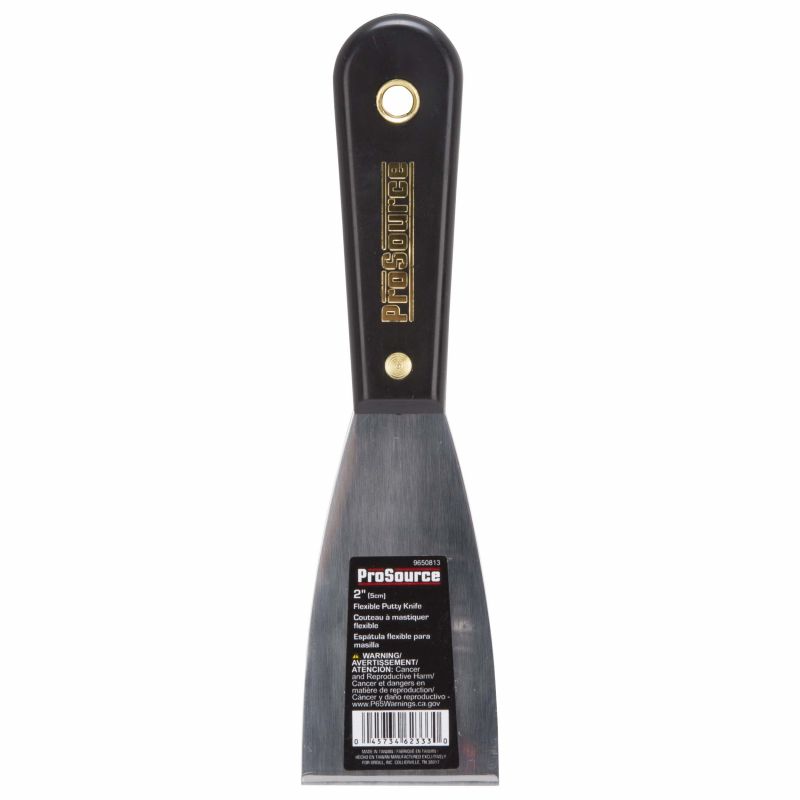 ProSource 01040-3L Putty Knife with Rivet, 2 in W HCS Blade 3.75 In