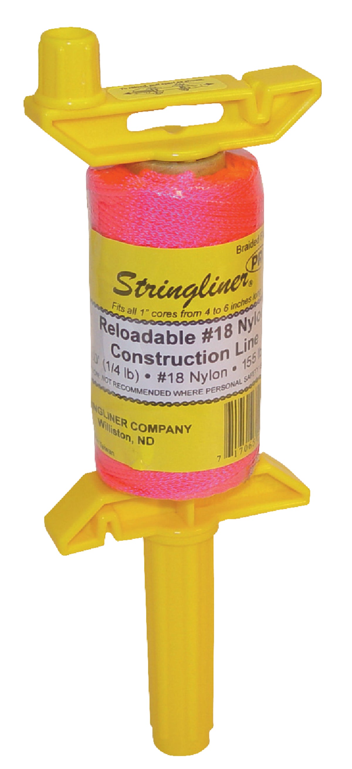 Stringliner LevelWiz Mason Line Reel Fluorescent Pink