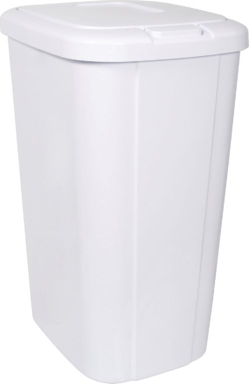 Hefty White Plastic Wastebasket in the Wastebaskets department at