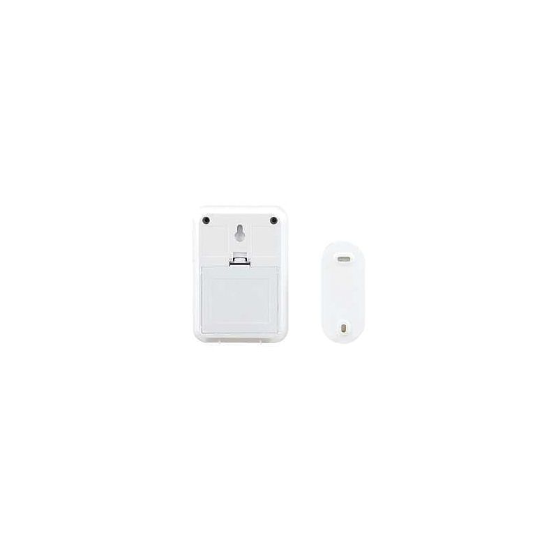globe 18000152 Doorbell Kit, Wireless, 3 V, 85 dB, White White