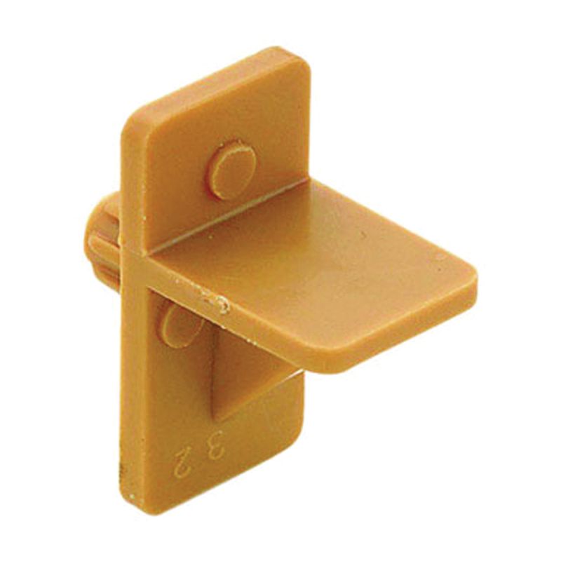 Knape &amp; Vogt 335P PLAS Shelf Support Pin, Plastic, Tan Tan