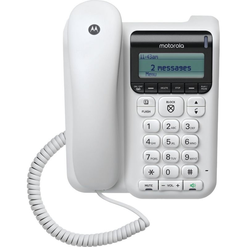 Motorola Corded Phone White