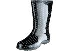 Sloggers Women&#039;s Rain &amp; Garden Rubber Boot Size 7, Black &amp; White