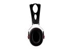 3M Pro Series 7100107419 Ear Muffs, 30 dB NRR, Black/Red Black/Red