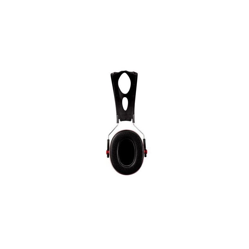 3M Pro Series 7100107419 Ear Muffs, 30 dB NRR, Black/Red Black/Red